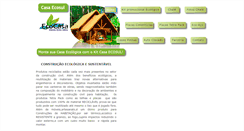 Desktop Screenshot of casaecosul.com.br